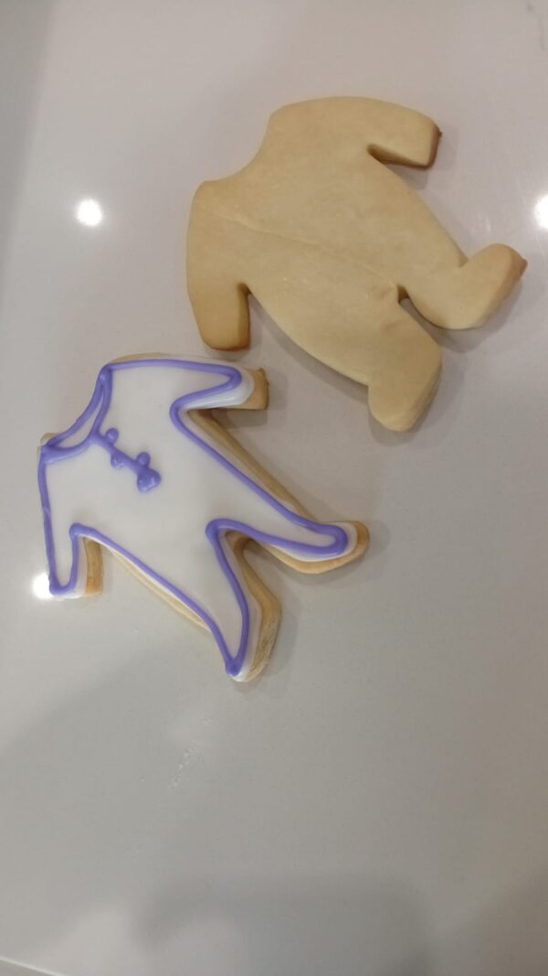 boys baby shower sugar cookies